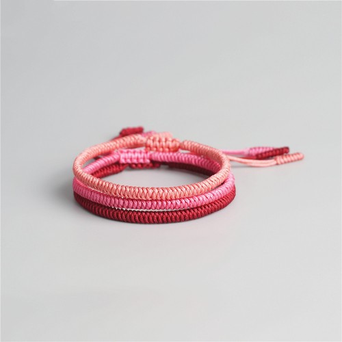 Tibetan Handmade Knots Adjustable Fortune Buddha Lucky Bracelet Buddhist Rope - Picture 31 of 43
