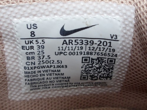 Nike Air Force 1 Sage Low Pink Suede Trainers Size UK 5.5 US 8 EUR 39 - Picture 14 of 14