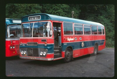 Original Bus Slide Highland Scottish Omnibuses UST872L Oct 1978