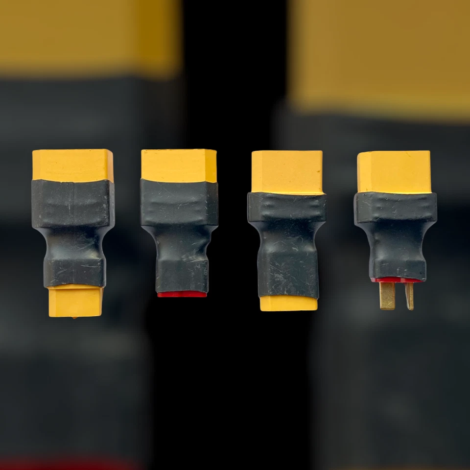 ✅ 4 Stück Adapter Set XT90 auf XT60 T-Dean Stecker Male Buchse Female Lipo Akku - Bild 3 von 4