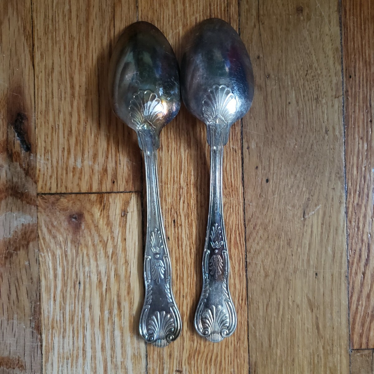 TSUGUMI　2品　銅製品　スウェーデン直輸入 2 ANTIQUE VINTAGE COLLECTIBLE SOUP SPOONS 7