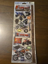 Paper House 4x4 FUN IN THE MUD OFF ROAD  Cardstock Scrapbooking Stickers