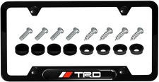 Stainless Steel License Plate Cover Frames Wscrews For Tacoma Tundra 4runner