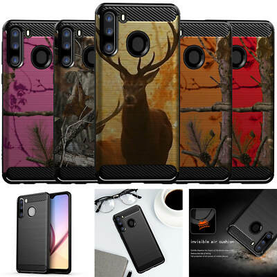 For [Samsung Galaxy A21][Flex TPU Fiber SET4] Shockproof Slim Flexible Case