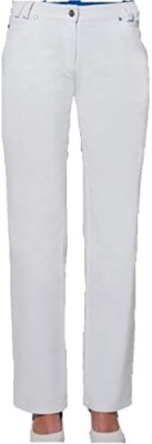 Hiza Damen Jeans weiß 151520 weiss Stretch 95°C waschbar 5-Pocket-Form Größe 44