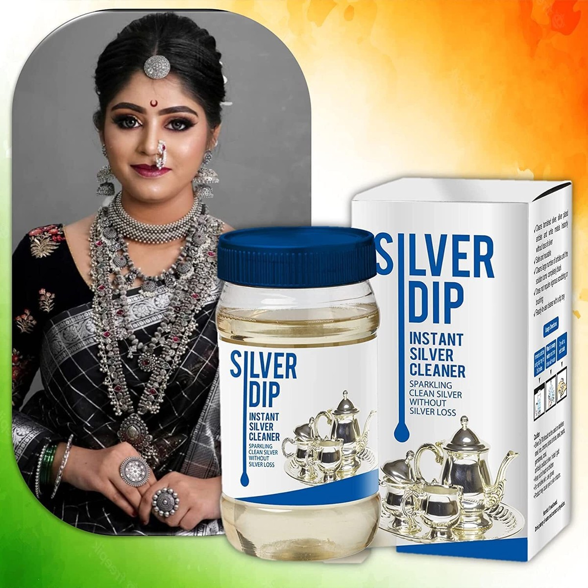 Silver Polish Modicare Silver Dip Mrp Dip Instant Liquid Silver - Main Image