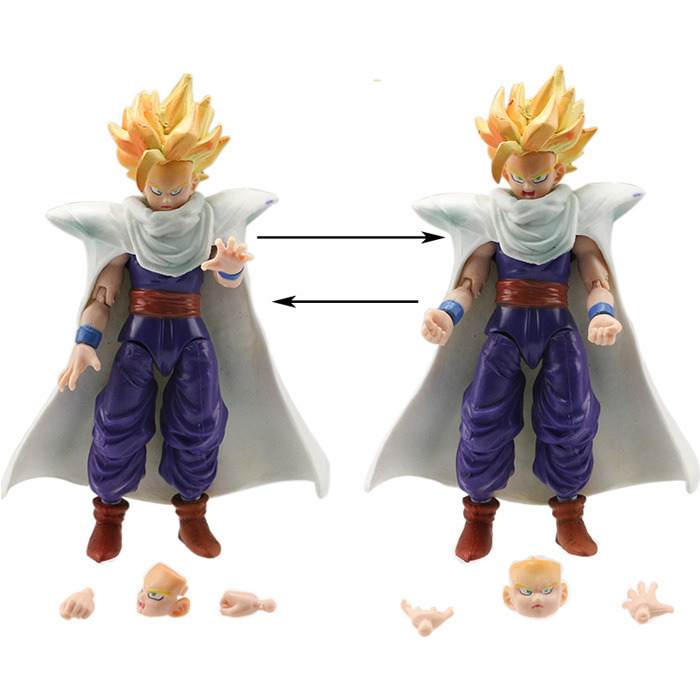 GOHAN - 2 PERSONAGGI 14Cm.- Dragon Ball Z figure Super Sayan Modellino Statuina