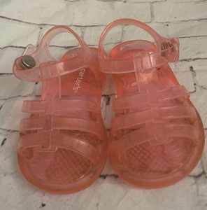 open toe jelly sandals