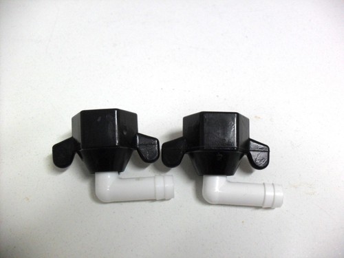 SHURFLO SEAFLO PUMP FITTING 12mm (1/2") NPT x 10MM (3/8") HOSE BARB ELBOW x 2 - Picture 2 of 2