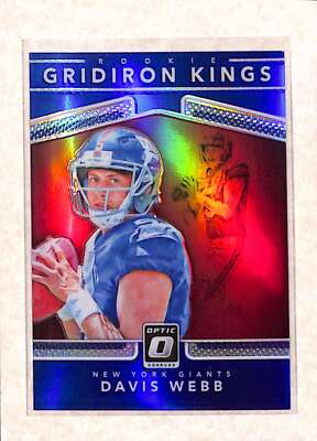2017 Panini Donruss Optic #5 David Webb /149 Blue Prizm RC NM