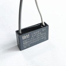 CBB61 250VAC Motor Capacitor 1/5/10/30UF 2-Wire, High Temp Resistant