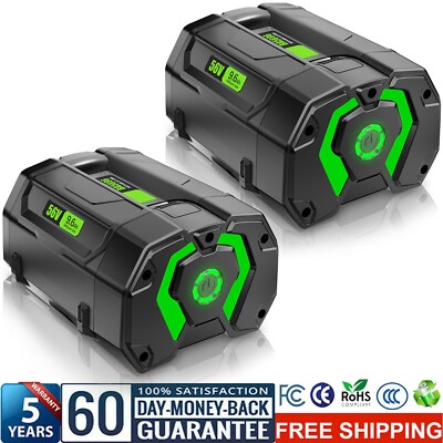 2x For Genuine EGO Power+ 56V 9.6Ah Lithium-ion Battery BA5600T BA4200T BA2800T