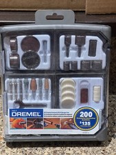 NEW  DREMEL 200-PIECE ACCESSORY KIT WITH CASE 708-P "Factory Sealed"