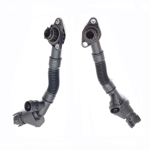 2* Left & Right Crankcase Vent Hoses for BMW 550i 650i 750i 750Li B7 X5 X6 N63 - Picture 3 of 8