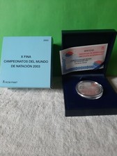  ESPAÑA año 2003. 10 EUROS DE PLATA. X Campeonatos del Mundo de Natación 2003. 