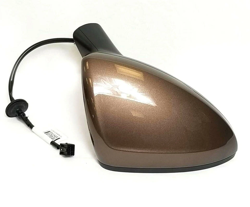 Espejo retrovisor eléctrico GM OEM lado del pasajero calefacción madera de roble met geo 2016-19 Cruze sedán Foto 4 de 4