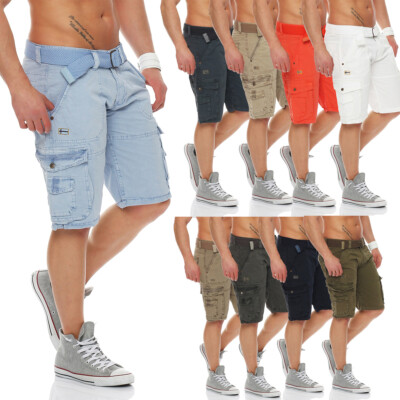 Geographical Norway Mens Summer Trousers Bermuda Short Short Cargo Shorts