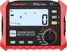 HT5910 Misuratore di resistenza digitale LCD da 4,7 pollici Tester interruttore 
