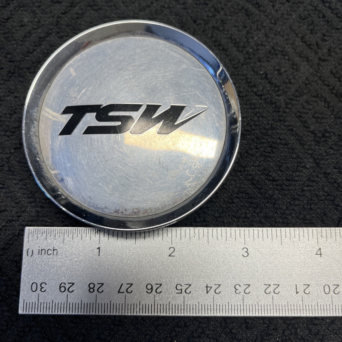 TSW CAP-T085 Chrome Center Rim Cap Hub Lug Cover Dust Aftermarket