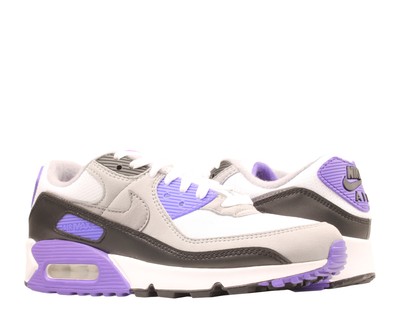 Nike Air Max 90 White/Grey-Hyper Grape-Black Men's Running Shoes CD0881-104  | eBay