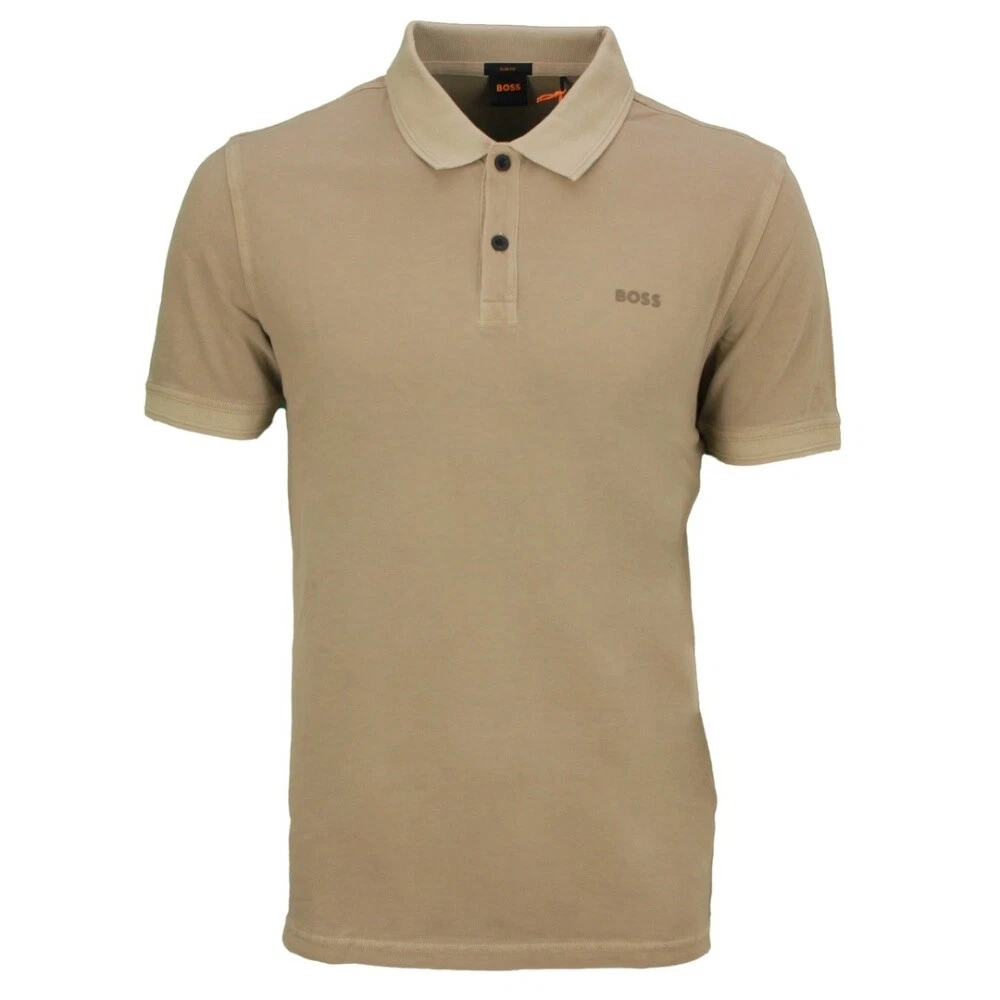 Boss Men\'s Polo Shirt Prime Beige 50468576 263 | eBay