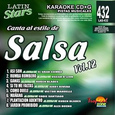 Karaoke Latin Stars 432 Salsa Vol. 12