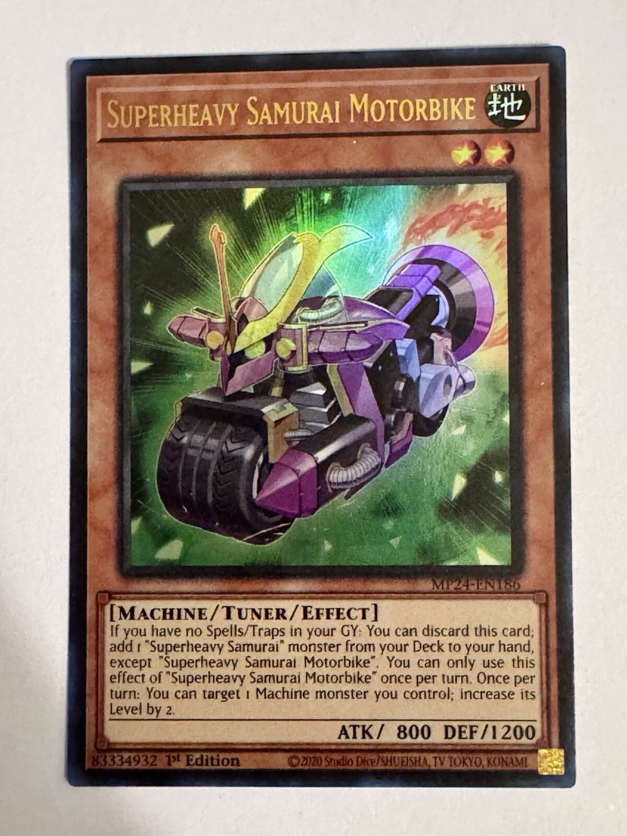 Superheavy Samurai Motorbike MP24-EN186 Yugioh! Superheavy Samurai Motorbike MP24-EN186 Yugioh!