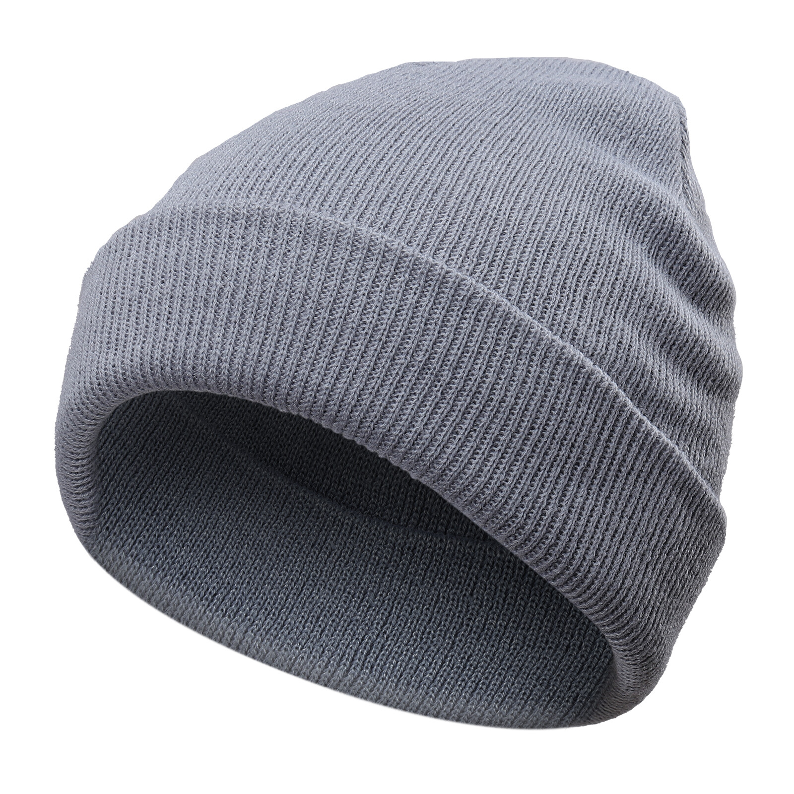 Men Hat and Scarf Snood Set Winter Beanie Hat Set Fleece Lining Warm