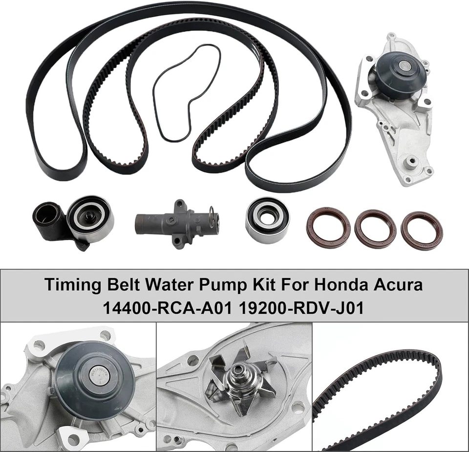 Timing Belt Kit For ACURA MDX RDX HONDA Accord Odyssey Pilot 3.5L V6 Water Pump - Imagen 3 de 3