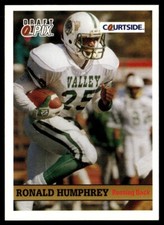 1992 Courtside Ronald Humphrey Rookie Mississippi Valley State Delta Devils #98