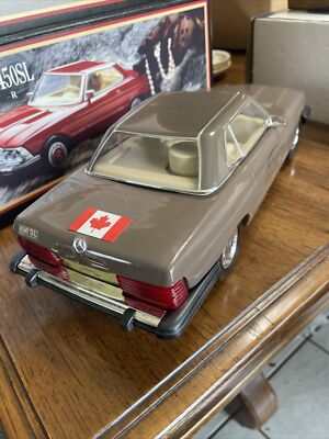 JIM BEAM 1974 MERCEDES BENZ 450SL MOCCA TAN CAR BOTTLE DECANTER