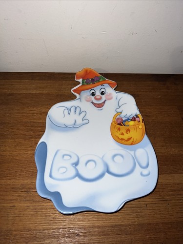 Boo! Ghost Ceramic Candy Dish Plate Platter Sue Dicicco New Season ...