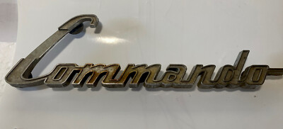 Vintage Willys Jeepster COMMANDO 67-71  Ornament Emblem Original 873347