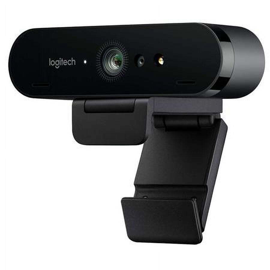 Brio 4K Webcam, Ultra 4K HD Video Calling, Noise-Canceling mic, HD Auto Light