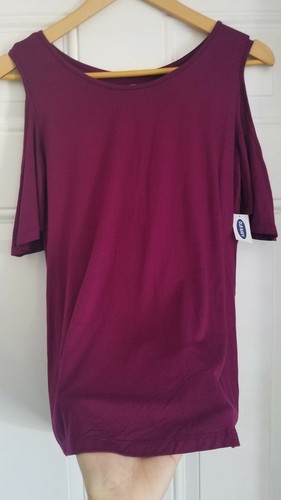 Juniors Old Navy Rayon Spandex Purple Incredibly Soft Stretchy Flowy Top XL (14) - Picture 7 of 12