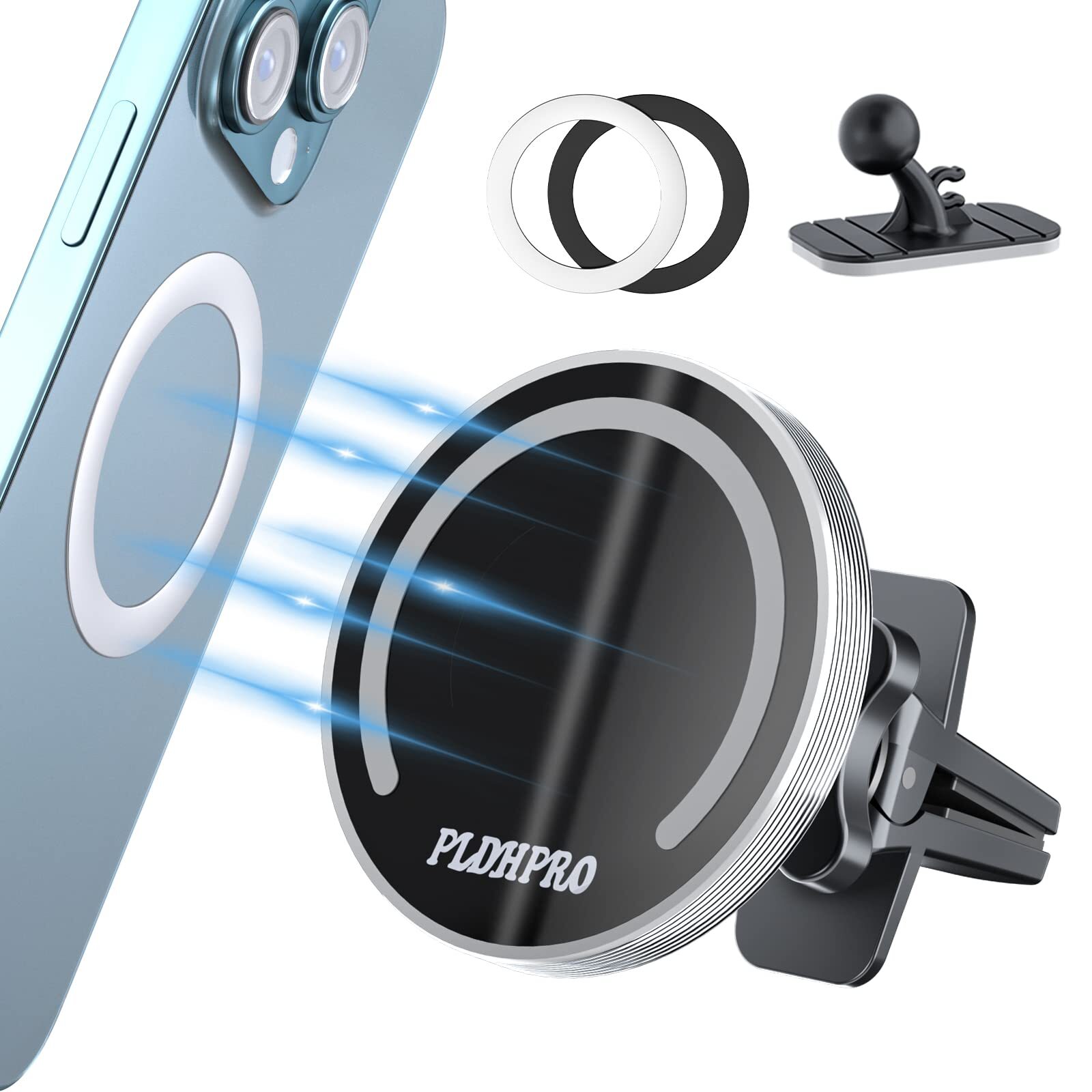 Magnetic Car Phone Mount For Magsafe Holder Iphone14/13/12/ Series Mobile Phone๏-image