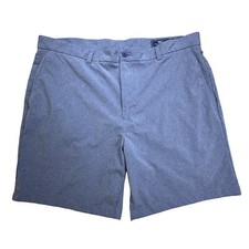 Vineyard Vines Shorts Men's 40 Heather Blue Performance Breaker Stretch Golf EUC