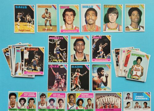 ct100/of 330 1975-76 Topps Set brk Moses Malone RC Bill Walton yr2 Julius Erving - Picture 1 of 5
