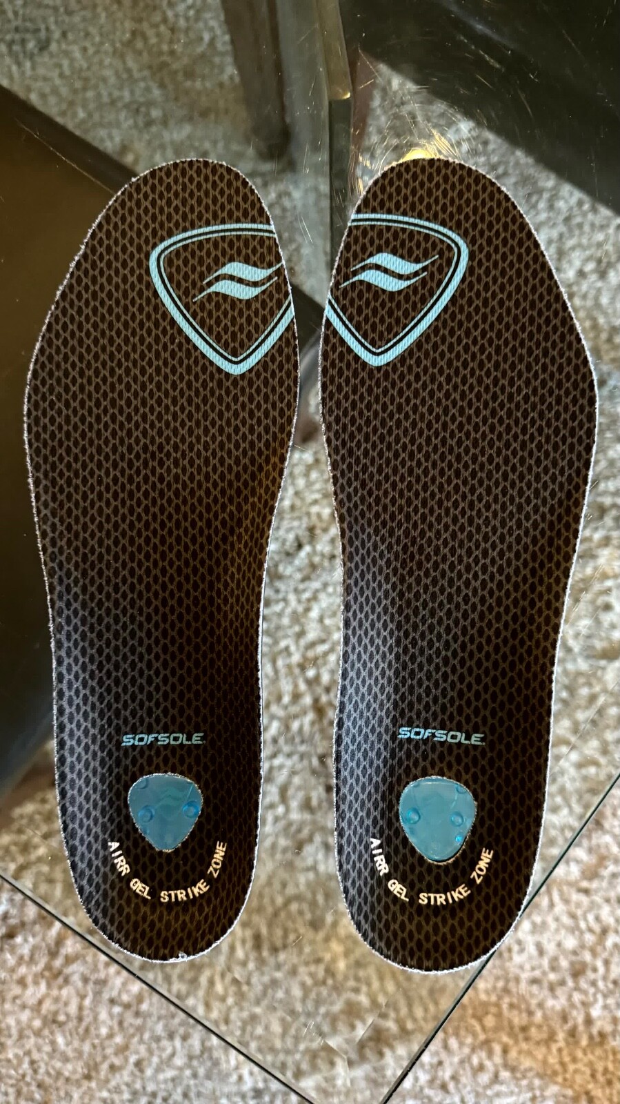 SOF SOLE AIRR SELECT GEL ARCH SUPPORT INSOLE MENS 8 / 9 WOME