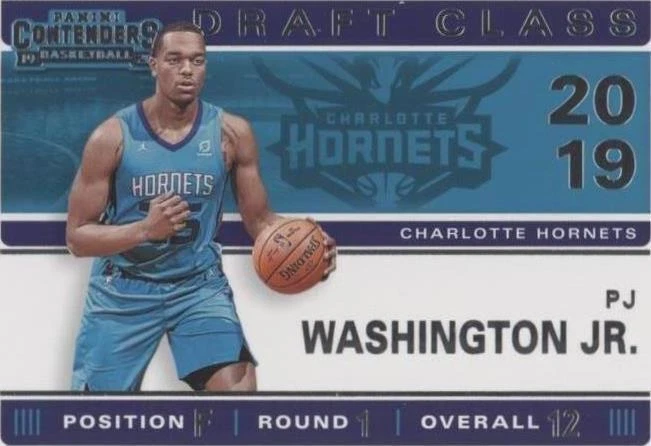 PANINI NBAカード CONTENDERS PJ WASHINGTON JR. HORNETS 19/25 #12 送料無料 中古 IT2 2019-20 Panini Contenders Optic - PJ Washington Jr. #103 for sale
