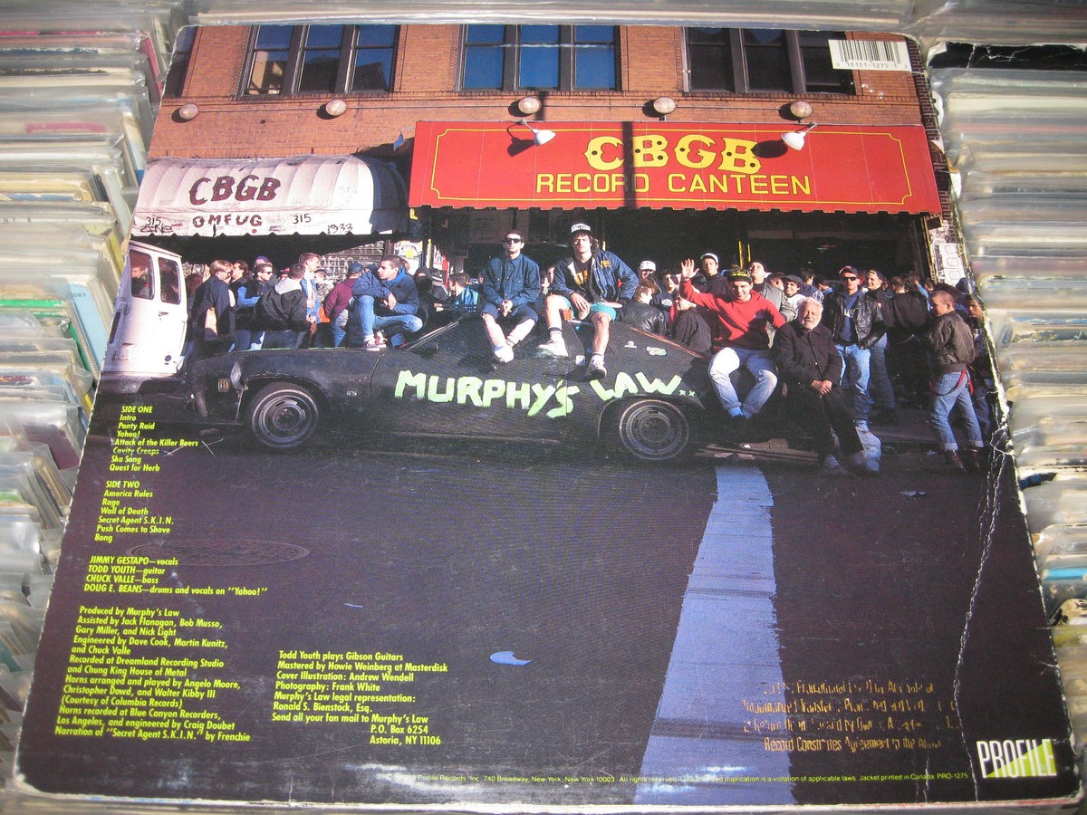 【LP】MURPHY'S RAW　BACK WITH A BONG! Murphy's Law - Back With a Bong! - Amazon.com Music