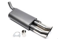 Ta Technix EndschalldÄMpfer SPORT-AUSPUFF 2X76DTM FÜR Corsa B Mit Abe Neu