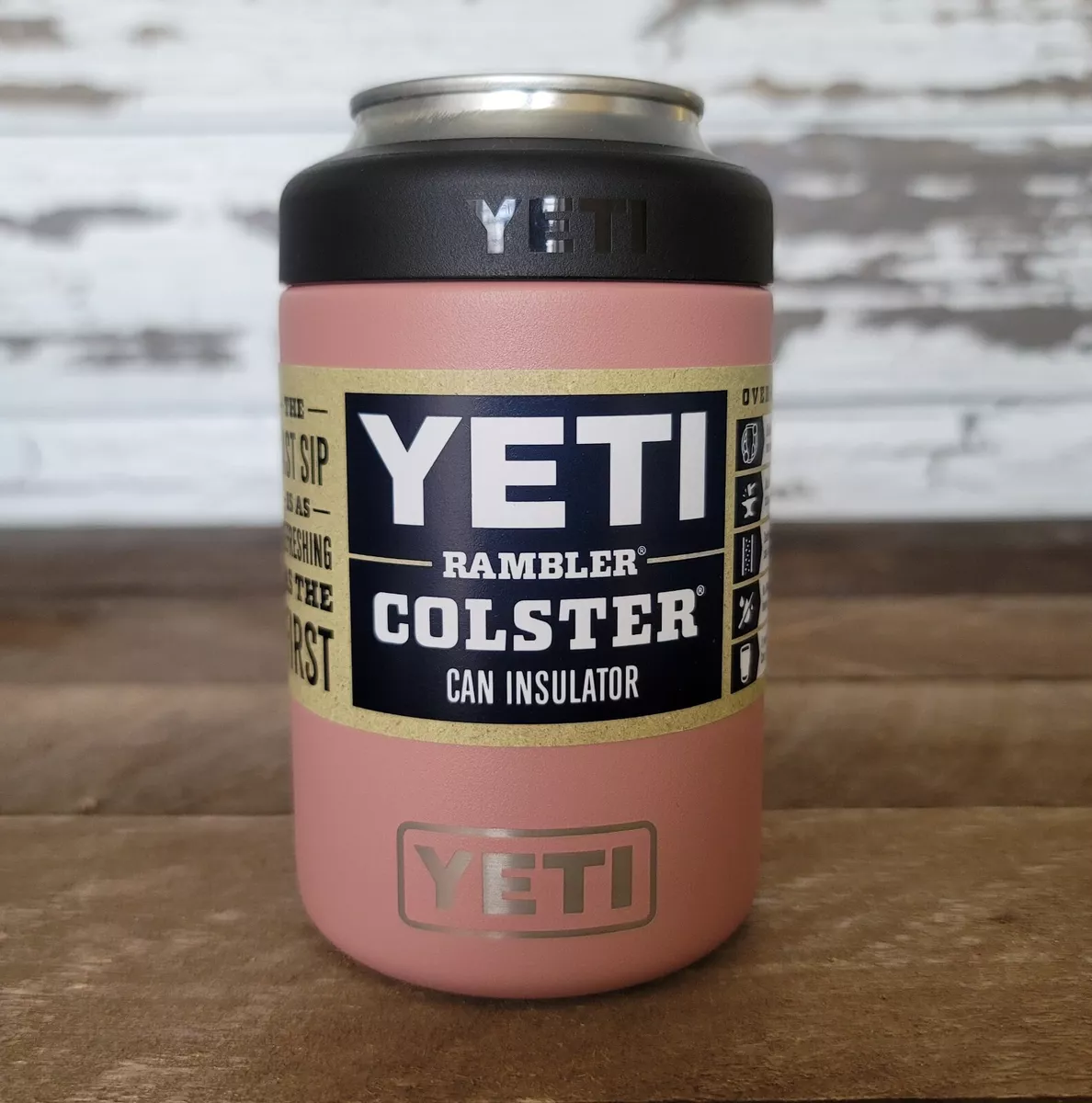 Sandstone Pink YETI® 12oz Can Colster® - Authentic - Brand New