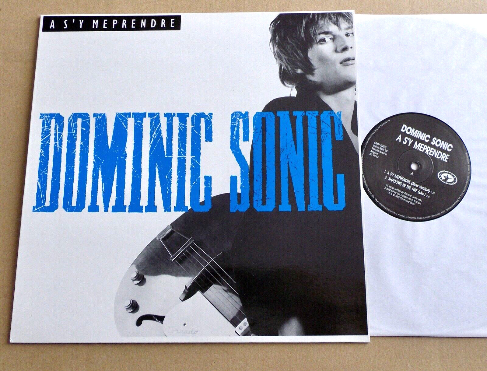 DOMINIC SONIC A s'y méprendre +3 titres Live ORIG 12" EP CRAMMED DISCS Neuf
