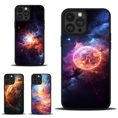 For iPhone 6 7 8 11 12 13 14 15 pro max beautiful space nebula Covers
