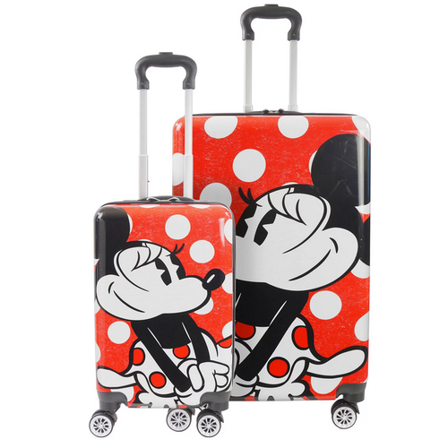 2 MINNIE MOUSE Travel Hardside Spinners 
