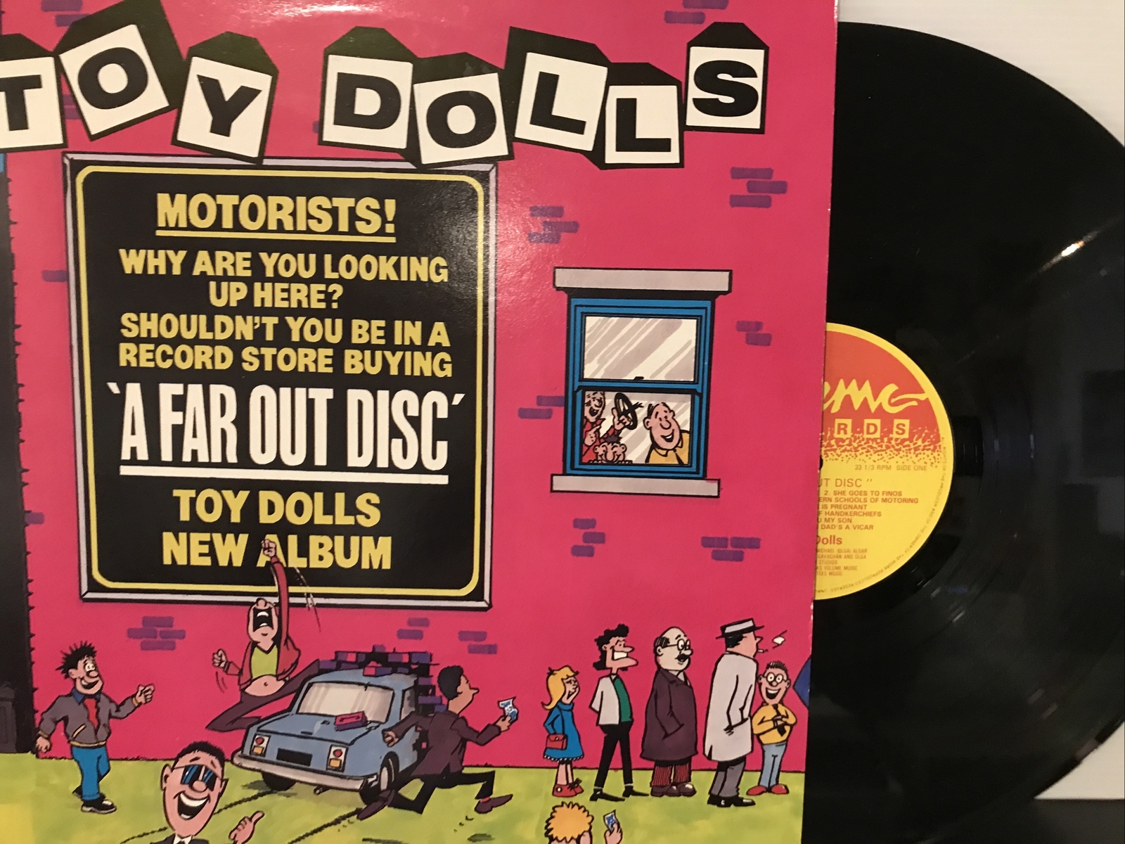 Toy Dolls A Far Out Disc LP 1985 Volume Records VOLP 2 United Kingdom EX/EX eBay