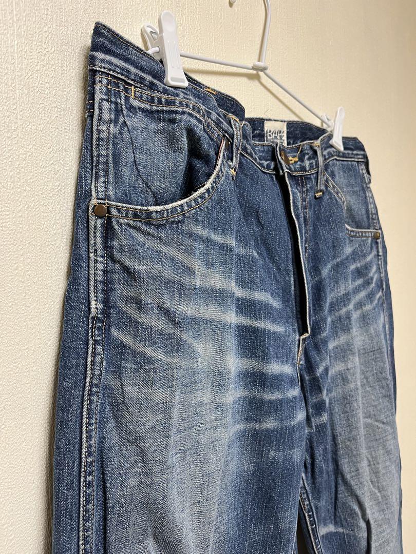 Excellent Used BAPE Pants L Rare A Bathing Ape Denim Pants