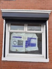 Window Security Roller Shutter Heavy Duty black sizes 7.9 hight x 6.6 feet wide