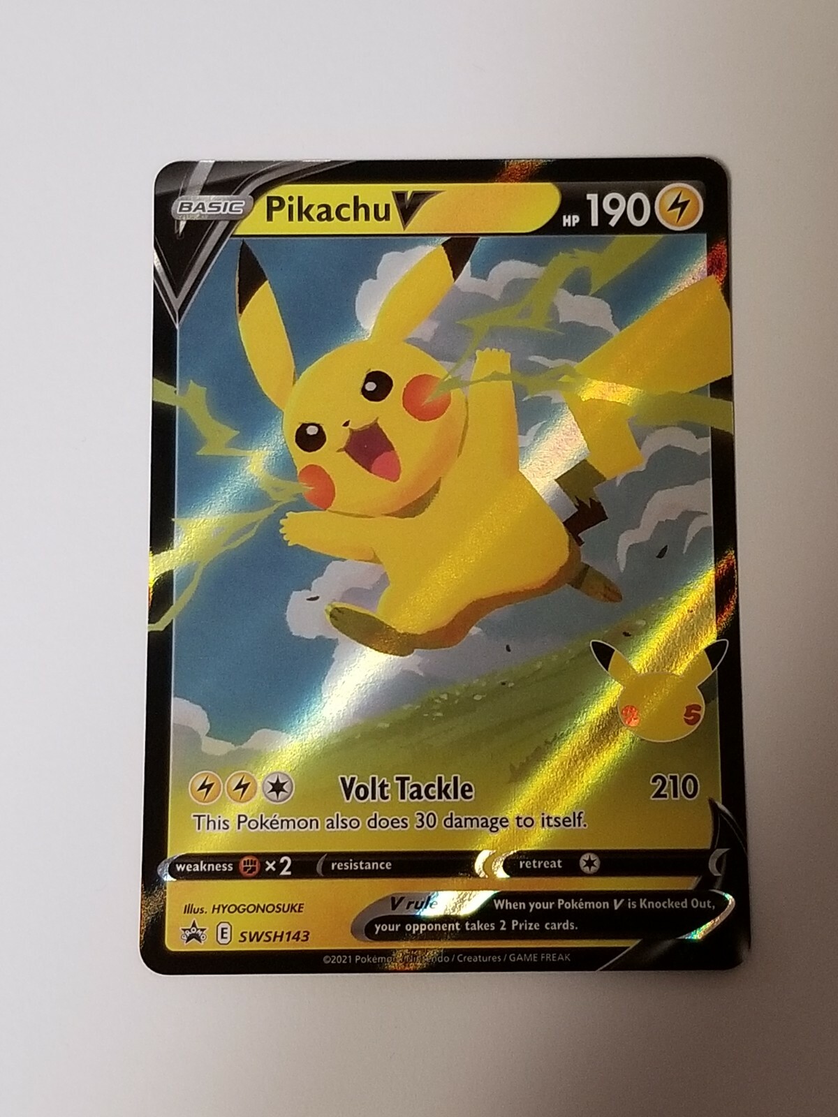 pikachu v 25th anniversary